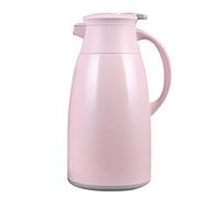 1.6 Litre Stainless Steel Water Bottle, 24 Hour Heat Retention, Double Walled Insulated Vacuum Jug Tea Carafe Thermal Jug for Hot or Cold Drinks,Pink