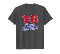 1:6 One Sixth Scale Collector T-Shirt - Statue Toy Figures T-Shirt, Men, Dark Heather Grey, Medium