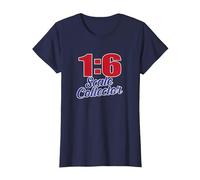 1:6 One Sixth Scale Collector T-Shirt - Statue Toy Figures T-Shirt, Women, Navy Blue, Medium