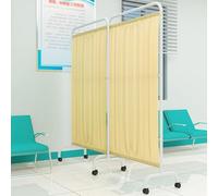 1-6 Panel Foldable Medical Privacy Screen, Portable Room Divider With Wheels, 6ft High Folding Room Divider, Free Standing Room Partition Privacy Separator,For Hospital(B,1-Panel)