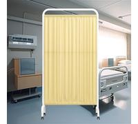 1-6 Panel Foldable Privacy Screen Room Divider, Free Standing Room Partition Privacy Separator, Indoor Temporary Room Partition Fencing, Mobile Medical Privacy Screen(A,5-Panel)