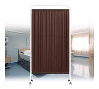 1-6 Panel Foldable Privacy Screen Room Divider, Free Standing Room Partition Privacy Separator, Indoor Temporary Room Partition Fencing, Mobile Medical Privacy Screen(F,4-Panel)