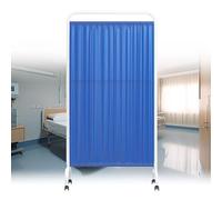 1-6 Panel Foldable Privacy Screen Room Divider, Free Standing Room Partition Privacy Separator, Indoor Temporary Room Partition Fencing, Mobile Medical Privacy Screen(B,4-Panel)