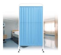 1-6 Panel Foldable Privacy Screen Room Divider, Free Standing Room Partition Privacy Separator, Indoor Temporary Room Partition Fencing, Mobile Medical Privacy Screen(D,6-Panel)
