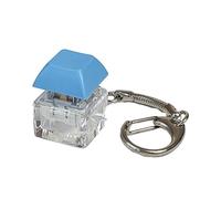 1/6 pcs Fidget Toy Keychain Versatile Stress Relief Button Keyring Mechanical Switch Key Rings Fashionable Accessories