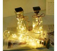 1/6 Pcs of Solar Power Bottle Cork String Light 20 LED Fairy String Light (9#42)