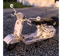 1:6 Scale 2022 Small Moto Building Blocks Creative Motorcycle DIY Model Bricks Classic For Children Toys Gift Girl 594 Pcs