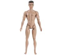 1/6 Scale Action Figure Multi Jointed Posable Male Muscular Action Figure Body with Head for Display Doll Collection, Beige Custom Figures Blank Custom