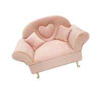1/6 Scale Dollhouses Loveseat Sofa Model Jewelry Box For Decoration And Pretend Play Scenes Action Figure Furniture