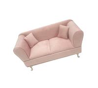 1/6 Scale Dollhouses Loveseat Sofa Model Jewelry Holder For Dolls And Miniatures Furnishings Model Making Accessories