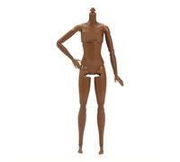 1/6 Scale Female Supermodel Doll Body,Highly Articulated 22 Joint Figure,26cm Smooth Plastic Mannequin for Artists,Compatible with 1/6 Scale Heads and Shoes,Ideal for Display and Collection (brown)
