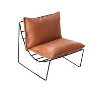 1/6 Scale Metal Dollhouses Chair Decorative Tiny Sofa With Alloy Construction For Room Display Kids Dollhouses Furniture Dark Brown Chair