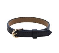 1:6 Scale Miniature PU Leather Doll Belt for Male Action Figures Accessory Black, 22x1.2x0.8cm