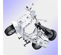 1:6 Scale Motorcycle DIY Model Bricks Classic For Children Toys Gift Girl 2022 Small Moto Building Blocks Creative For Vespa 594 Pcs