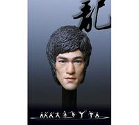 1/6 Scale Soldier Bruce Lee Head Carved with 10 Hand-shaped Set Collection Toy Doll Model