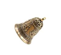 1. 6 Word Mantra Keychain, Alloy Spiritual Key Ring with Bell, User Friendly Key Chain for Daily Use and Positive Energy, フリーサイズ