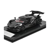 1:64 Apollo IE Supercar Simulation Die-cast Metal Car Model Hobbyist Collectible Gifts Simulation Vehicle Playset(Black)