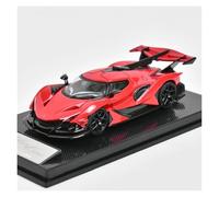 1:64 Apollo IE Supercar Simulation Die-cast Metal Car Model Hobbyist Collectible Gifts Simulation Vehicle Playset(Red)
