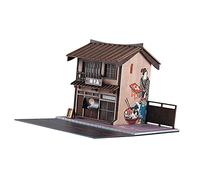 1:64 Car Garage Diorama Model DIY for Architectural Building DIY Scene Model 1/64 Stereo Barbecue House Scene