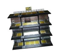 1:64 Diecast Car Display Case Showcase with Light for Birthday Gift Toy Cars American, 30x15x28.5cm