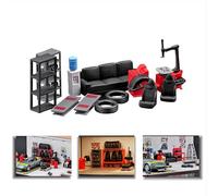 1:64 Diorama Garage Accessories Model Set, Workshop Repair Tool Model Scene Props, 12pc Parking Lot Scene Maintenance Accessory, for 1:64 Hot Wheels Model Car Display (12PC Repair Tools)