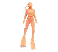 1/64 Diver Figures Micro Landscape Dioramas S Scale Swimmers Figurines Decor A