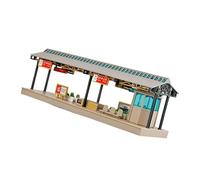 1/64 Diyer Architecture Metro Station Building Set Creative Puzzle Assembly Railway Dioramas Sand Table Deror