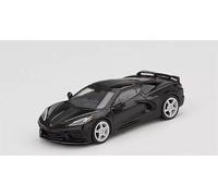 1:64 Finished Product for Mini Gt for CHEVROLET for CORVETTE for STINGRAY 2020 BLACK LHD Car Pre-built Model Model Car