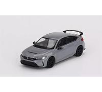 1:64 Finished Product for Mini GT for HONDA for CIVIC for TYPE R for SONIC GREY PEARL 2023 (LHD) Car Pre-built Model Model Car