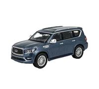 1：64 For 2020 Infiniti QX80 Alloy Car Model Simulation Collection Ornament Mini Replica Toys