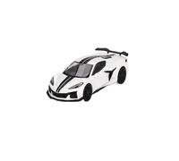1/64 For Chevrolet Corvette Z06 2023 Arctic White MGT00677-CH Car Alloy Toy Motor Diecast Metal Model Simulation Vehicle Playset