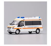 1 64 For F-Transit Van Police Car 120 Ambulance Simulation Alloy Car Model Adult Collection Gift Toy Car Mini Replica Toys(3)