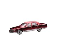 1 64 For Fleetwood Vintage Car Alloy Model Simulation Vehicles Adult Collection Ornament Vehicles Kit(Red)