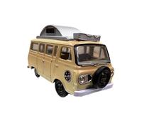 1:64 For Ford 1965 Van Die-cast Alloy Car Model Static Ornaments Camper Van Scene Decorations Fan Collection Vehicles Kit