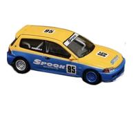 1 64 For Honda Civic EG6 Alloy Car Model Static Collectible Suitable For Children Or Model Enthusiasts Mini Replica Toys