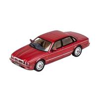 1:64 For Jaguar XJ XJR X300 Sports Edition Diecast Alloy Car Model Simulation Collection Artwork Mini Replica Toys(Red)