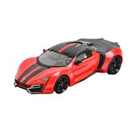 1:64 For Lykan Supercar Die-cast Metal Car Modelsuper Cool Classic Collector Simulation Vehicle Playset(Red 1)