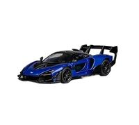 1:64 For Mclaren SennaGTR Supercar Blue Alloy Car Model Collection Display Decoration Souvenir Mini Replica Toys