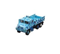 1:64 For MV3 & CA30 Military Transporter Truck Alloy Simulation Car Model Blue Collection Toy(Blue B)
