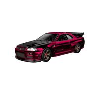 1:64 For Nissan Skyline GTR R34 Alloy Car Model Collectible Ornaments Decorative Souvenirs Mini Replica Toys