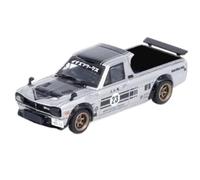 1 64 For Nissan Sunny Pickup Silver Painted Alloy Car Model Collectible For Display Or Gift To Children Mini Replica Toys