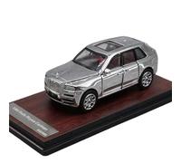 1:64 For Rolls-Royce Alloy Model Car Cullinan Metal SUV Off-road Vehicle Rare Silver Vehicle