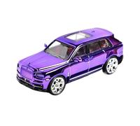 1:64 For Rolls-Royce Luxury SUV Alloy Off-Road Vehicle Scale Model Metal Miniature Toy(Purple)