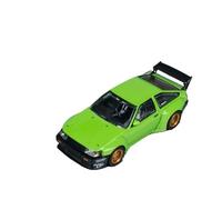 1 64 For TOYOTA AE86 Levin Rocket Bunny Green Simulation Alloy Car Model Metal Small Vehicle Vehicles Kit