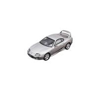 1:64 For Toyota Supra A80 Silver Metal Toy Car Small Sports Car Collectible Workspace Display