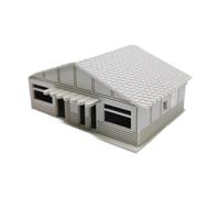 1/64 HO House Building Architecture Scene Innteractive Railway Layout Model Residential Modern House for Scene Layout Diorama, 16.4cmx12cmx7.3cm