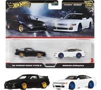 1:64 Hot Wheels 2025 Premium 2-Pack Nissan 180SX Type X + Nissan SilEighty 979Q