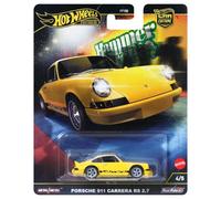 1:64 Hot Wheels Premium 2024 Hammer Drop HRW07 Porsche 911 RS 2.7 Yellow
