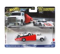 1:64 Hot Wheels Premium 2024 Team Transport 1966 Porsche 906 Carrera 6 + Carry O