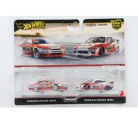 Hot Wheels Car Culture Nissan 240SX and Nissan Silvia HRR84 Pack Mattel